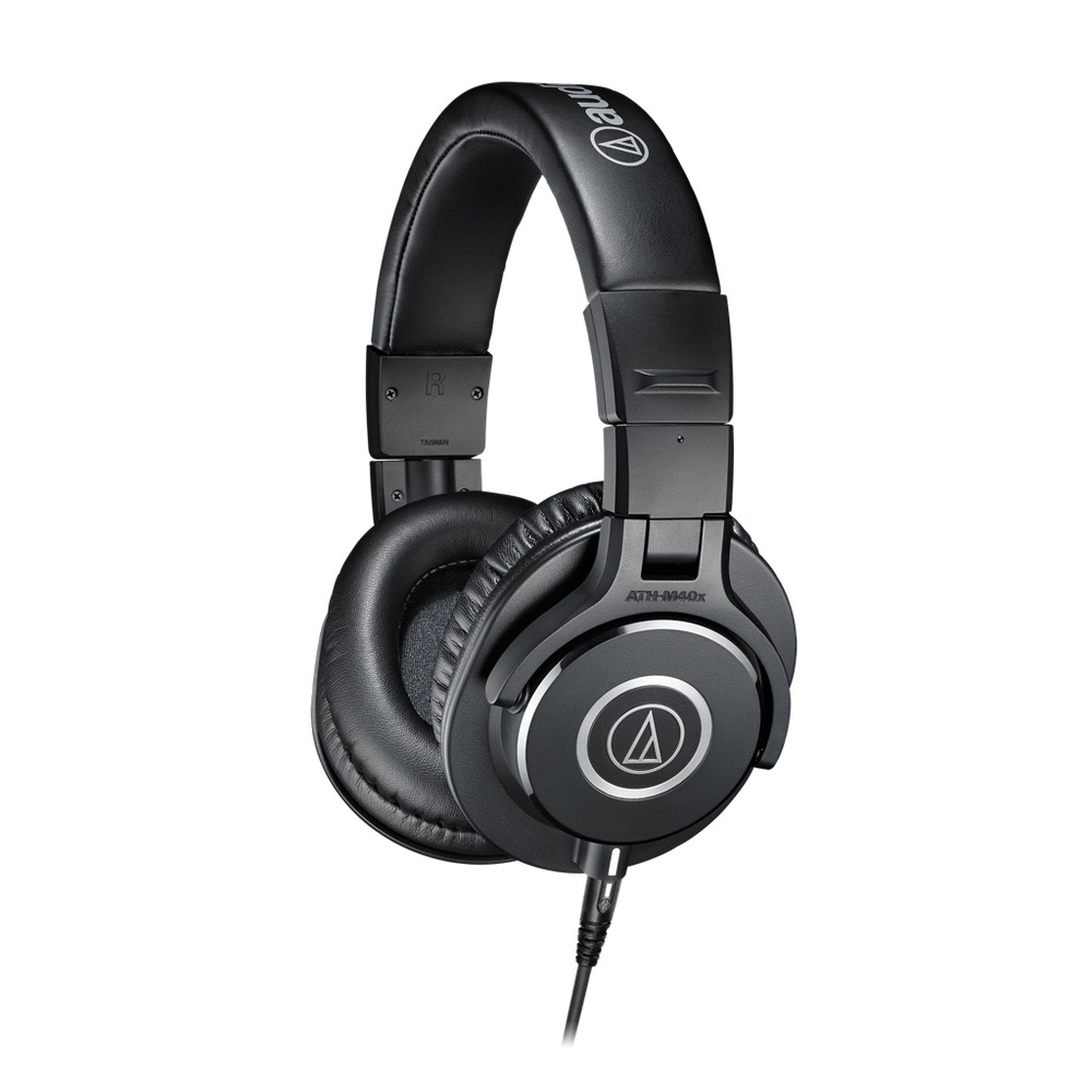 Brand New Audio Technica Black Over-Ear Headphones with Silver Accents